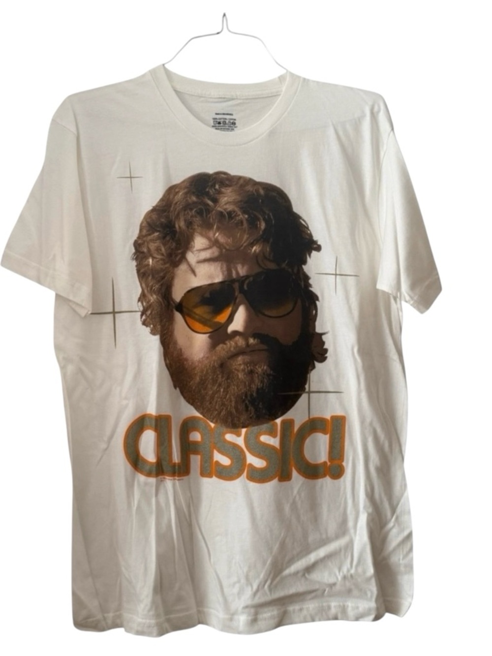 The Hangover Movie Alan Zach Galifianakas Classic T-Shirt Men Large Vintage